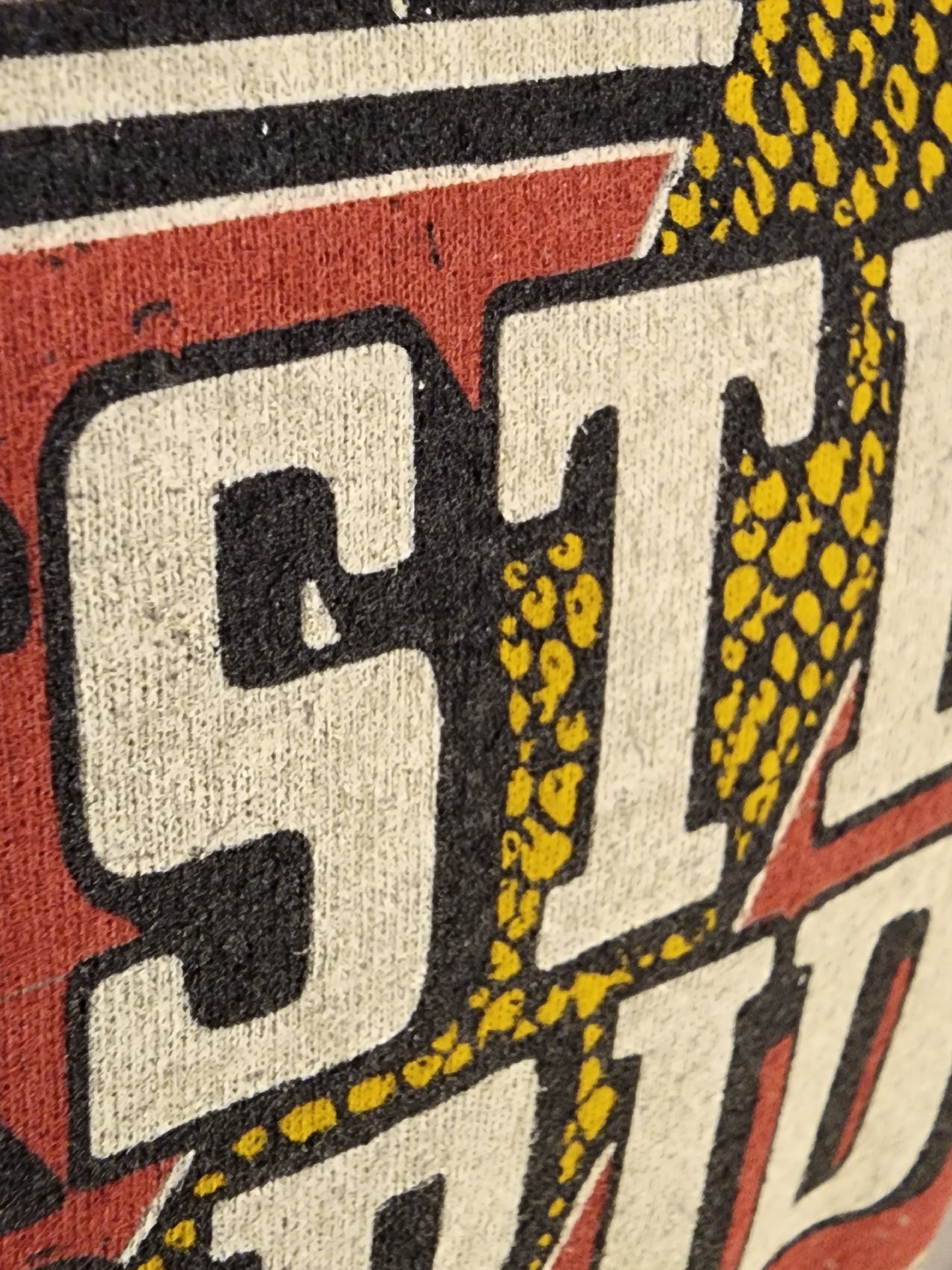 Vintage Farm Design tee; "Pfister Hybrids" custom design, Comfort-Colors tee, Light Charcoal