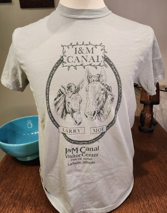 I&M Canal "Mule Portrait" print tee, Comfort Colors Bay